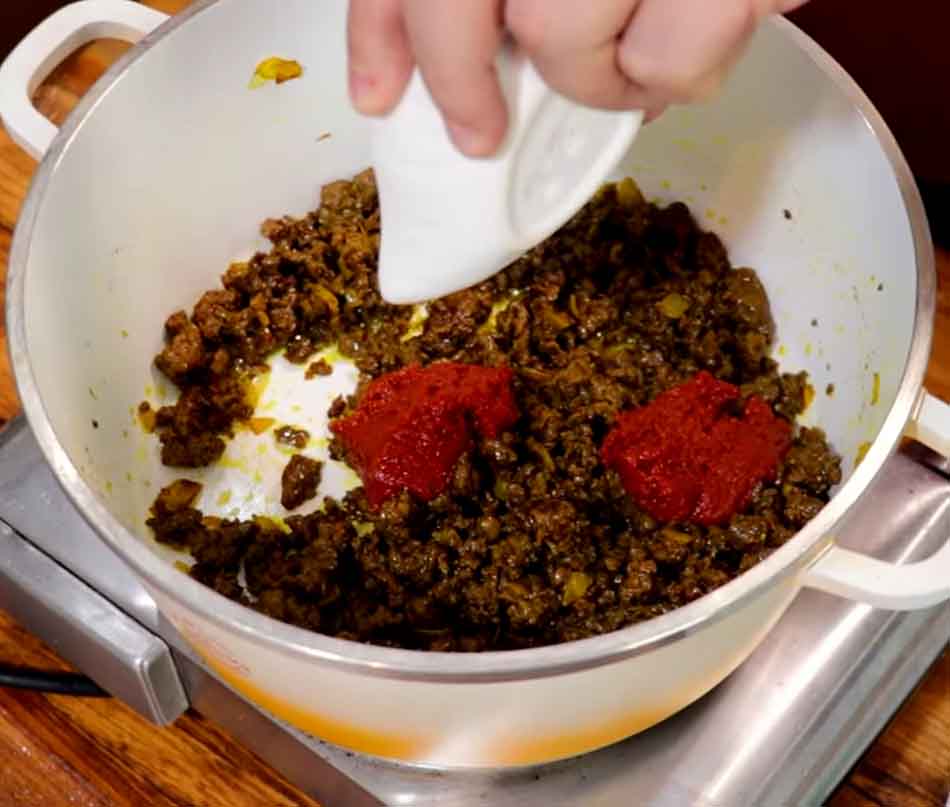 add tomato paste