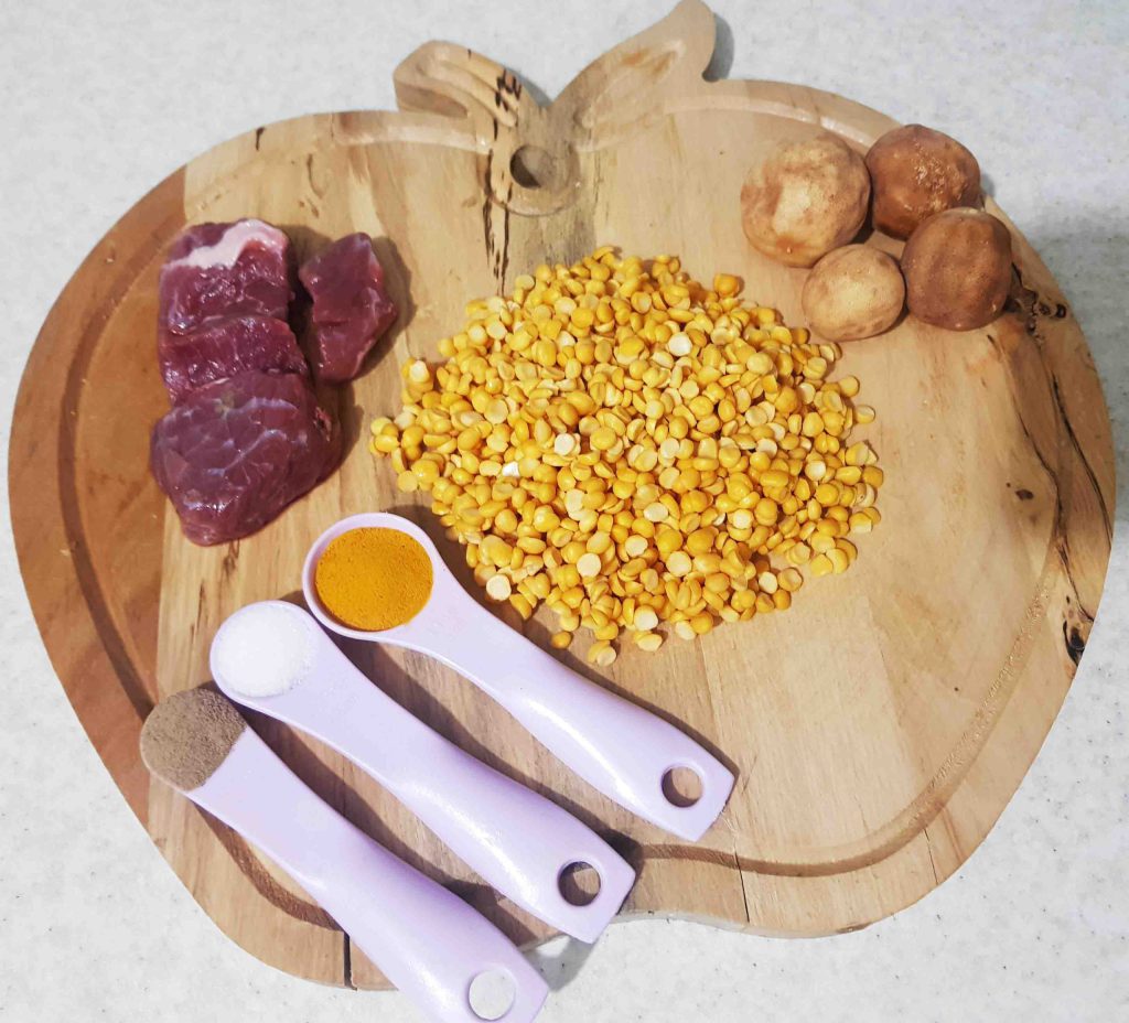 ingredient for khoresh gheymeh