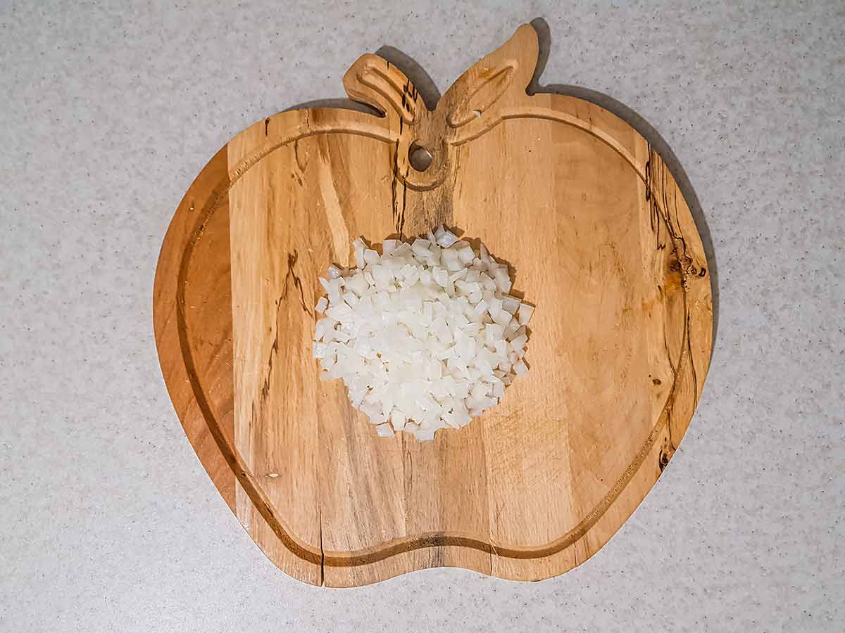 onion for ghormeh sabzi