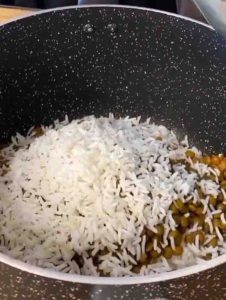 adding rice to lentis