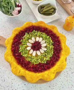tahchin morgh Persian Saffron Crispy Rice