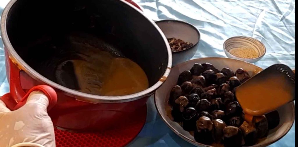 Mixing ingredients