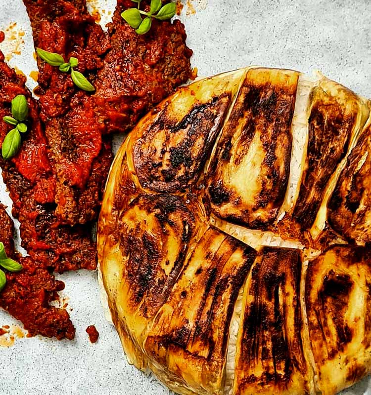 Tahdig of the eggplant