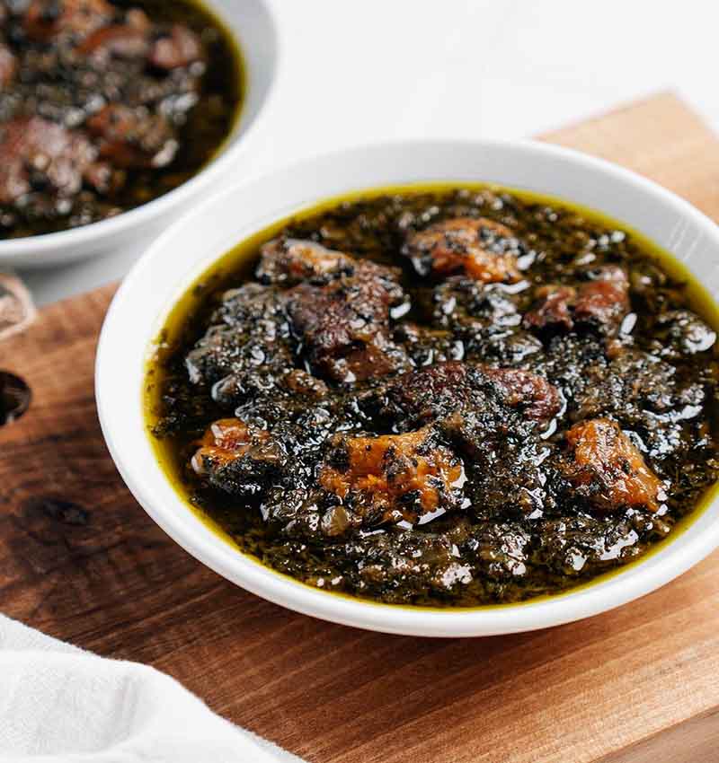 khoreshe aloo esfenaj