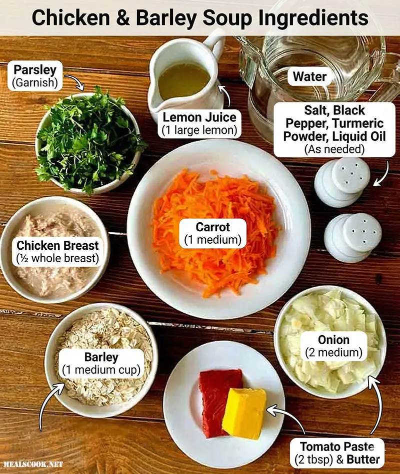 persian barely soup ingredient