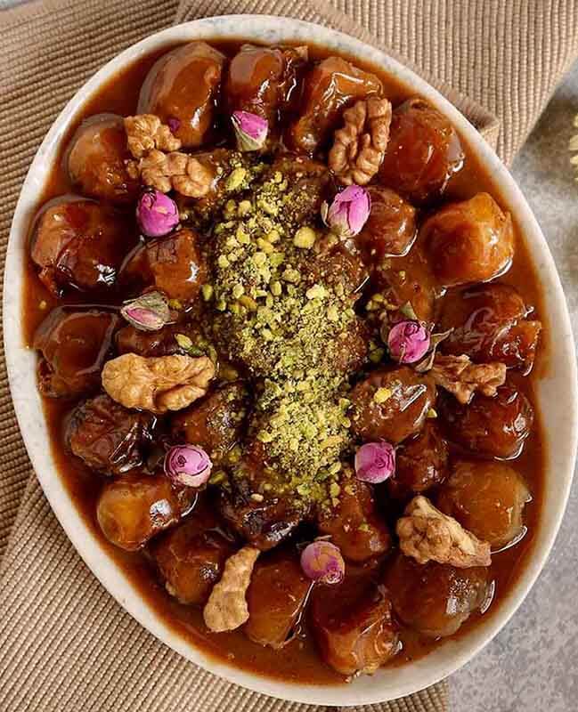 Ranginak Persian date dessert