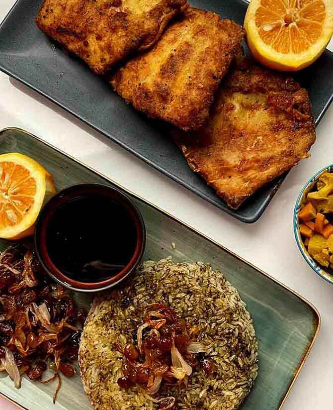 sabzi polo mahi history