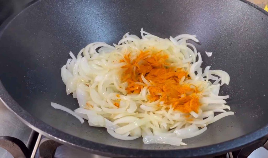 saute onions