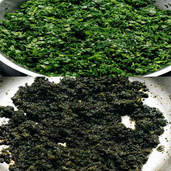 saute spinach