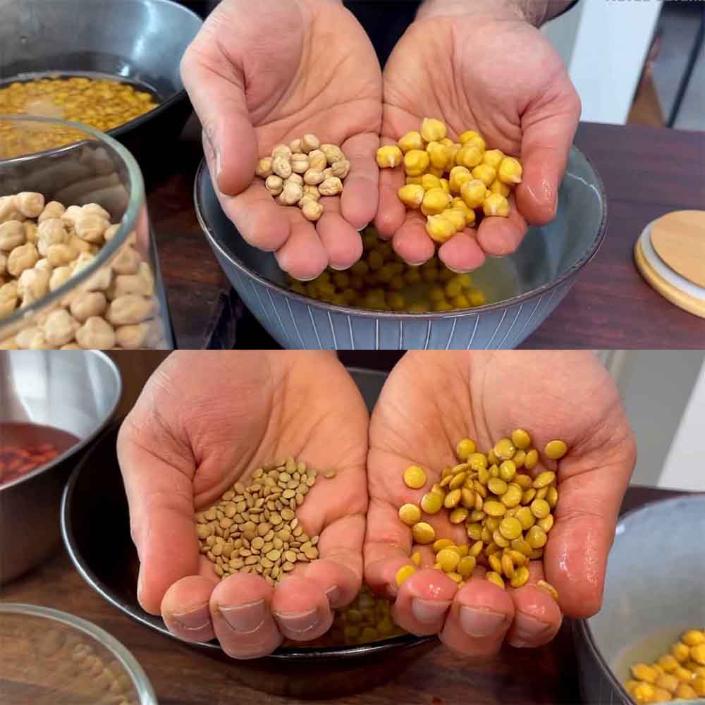 soaking the beans