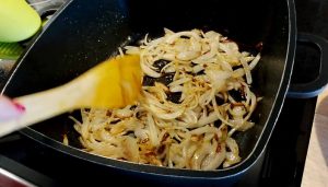 Fry the onion