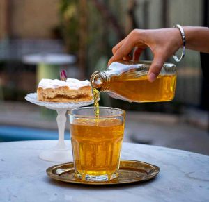 Safrron syrup with honey