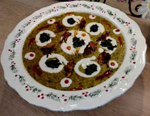The traditional and hearty Ash-e jo you cooked