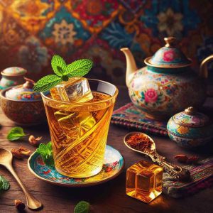 What is saffron syrup?