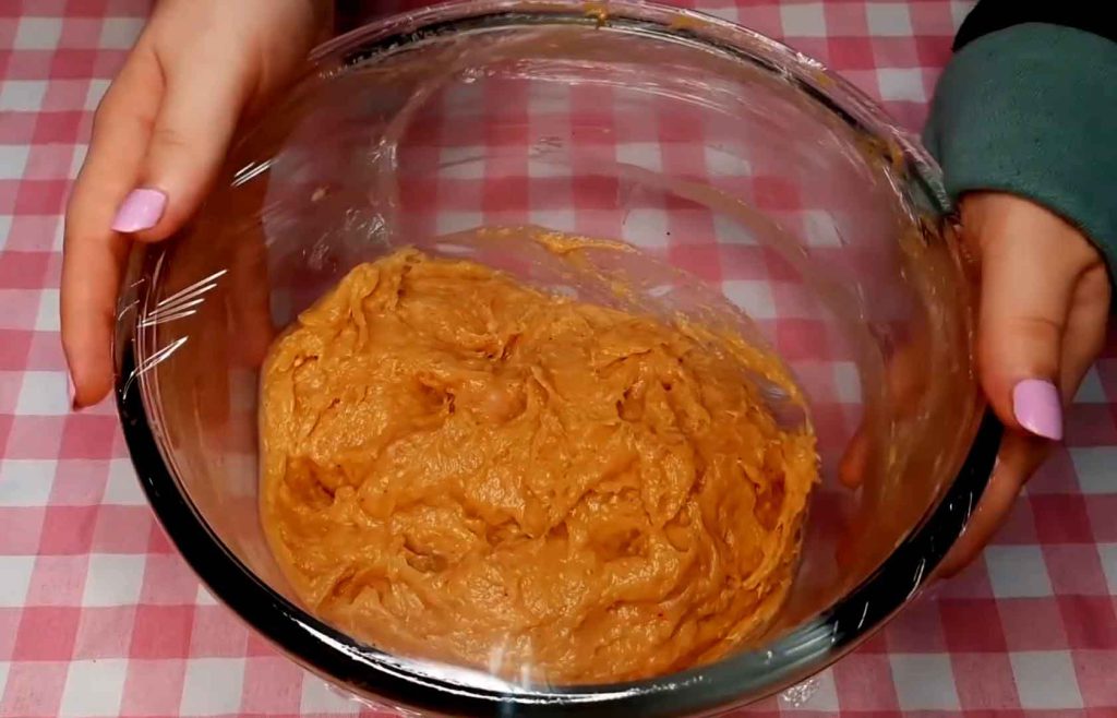 cover the bowl with cellophane