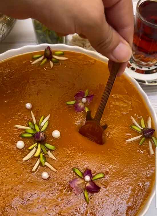 Add halva nectar