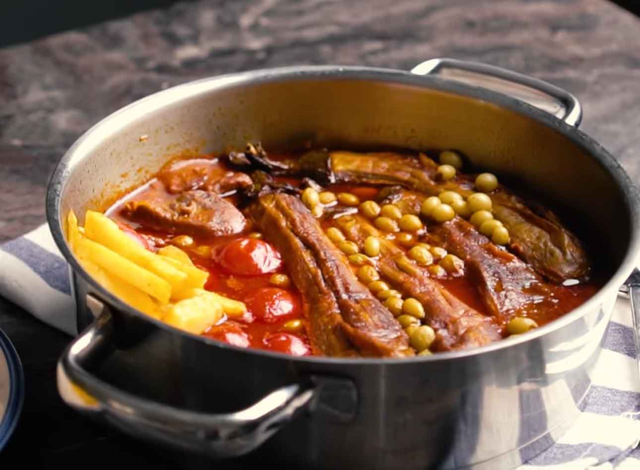How to Cook Khoresh Bademjan with beef