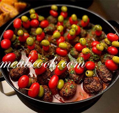 koofteh ghelgheli or Persian mini meatballs