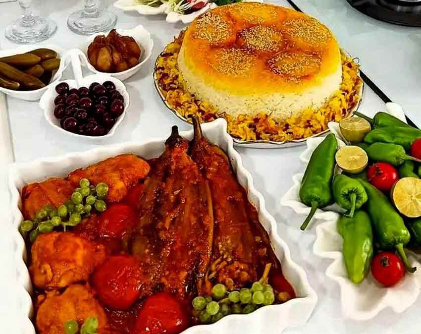 khoresh bademjan with chicken recipe