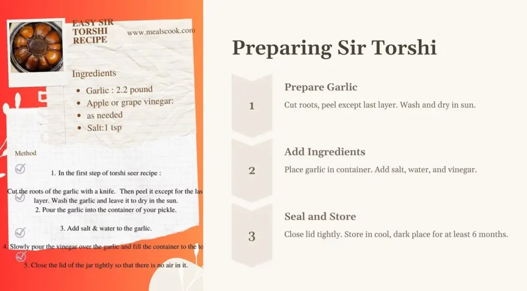 Preparing Sir Torshi