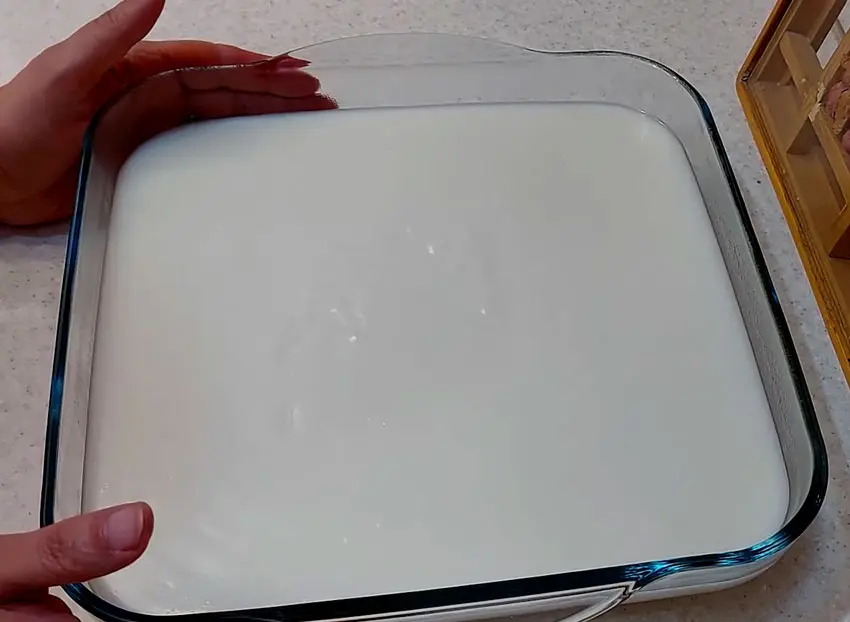 put dessert in pyrex