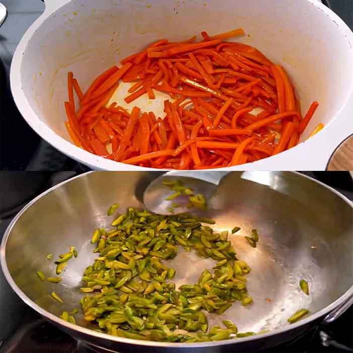 step 1 shirin polo with chicken