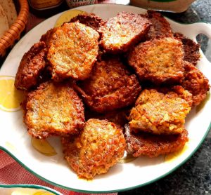 Cooking kookoo bademjan in the oven