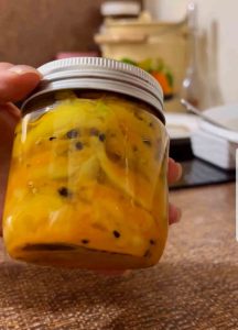 Pour torshi anbeh in a clean, dry and odorless container