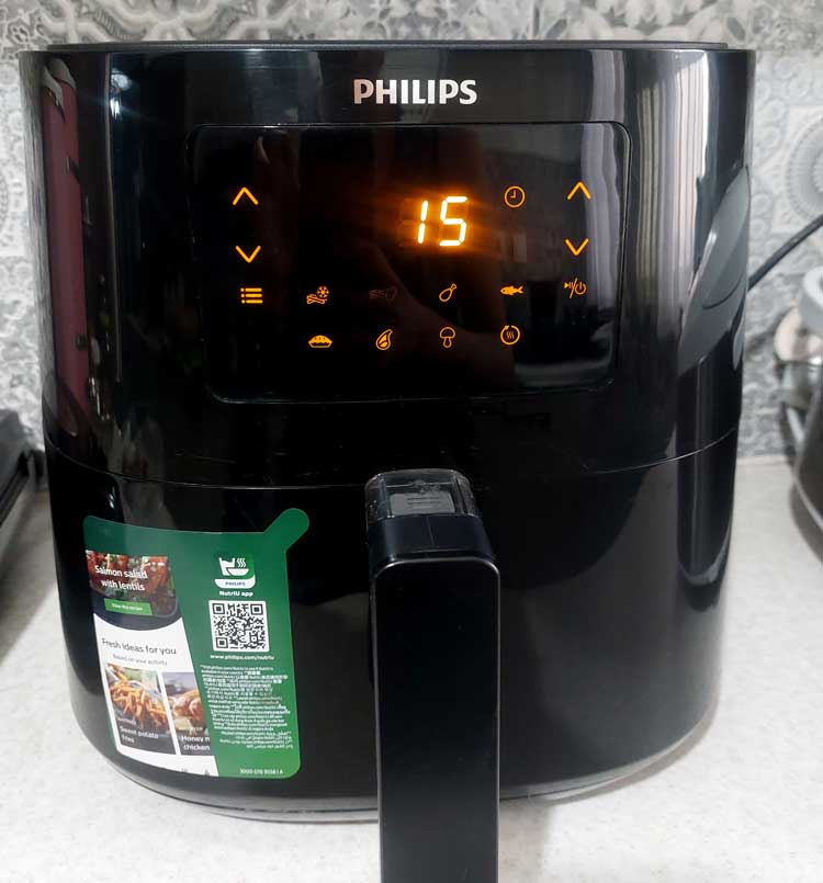 air fryer for cook kuku sibzamini
