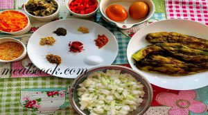 ingredient kookoo bademjan