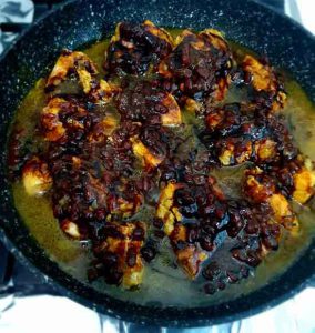 step 4 khoresh morgh nrdoon