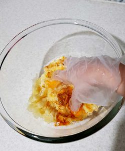 mix the ingredients