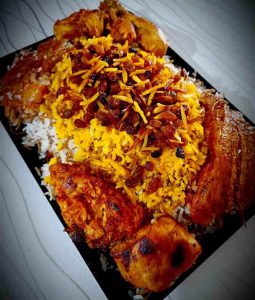 How to make reshteh polo with chicken