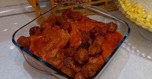 khoresht aloo ba morgh is ready