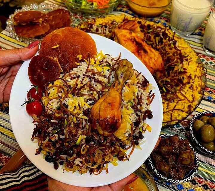 notes for persian noodle rice