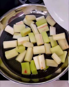 Roast rhubarb