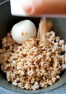 add peeled barley