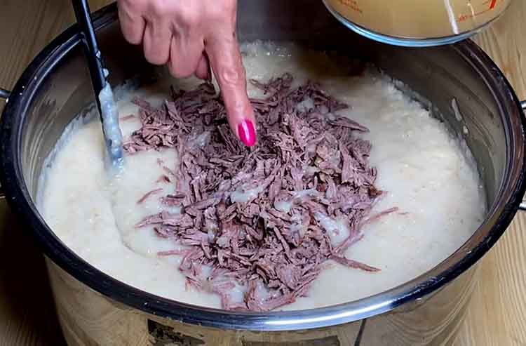mix meat and wheat