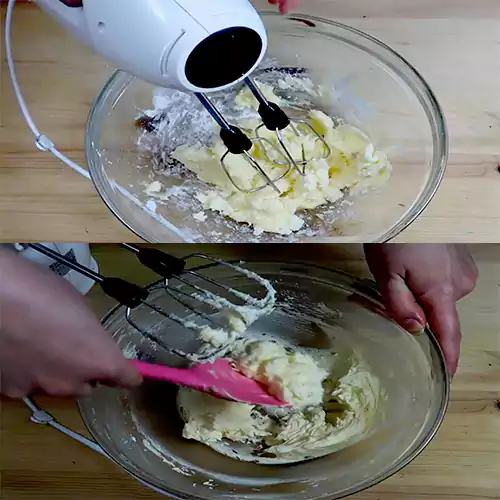 mix ingredient with mixer