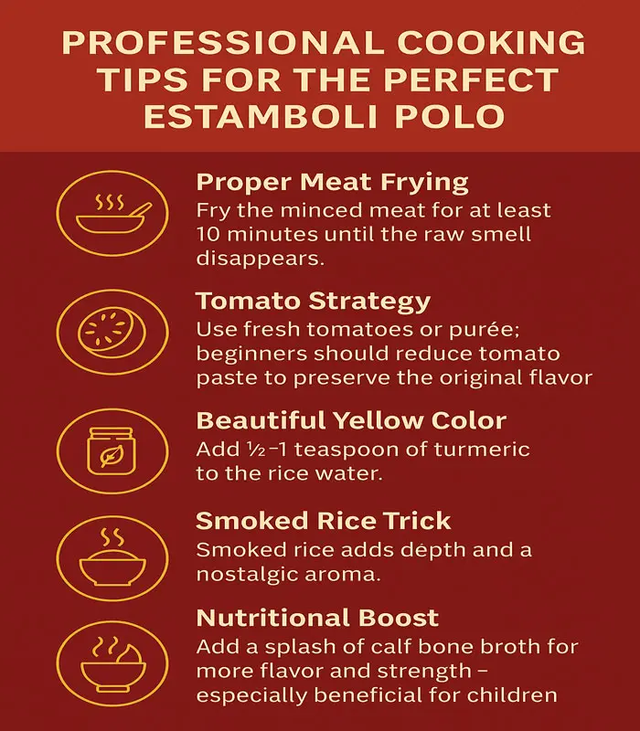 Chef’s Secrets for a Perfect Estamboli Polo