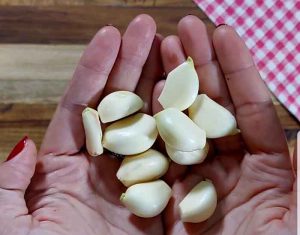 add garlic to pickled