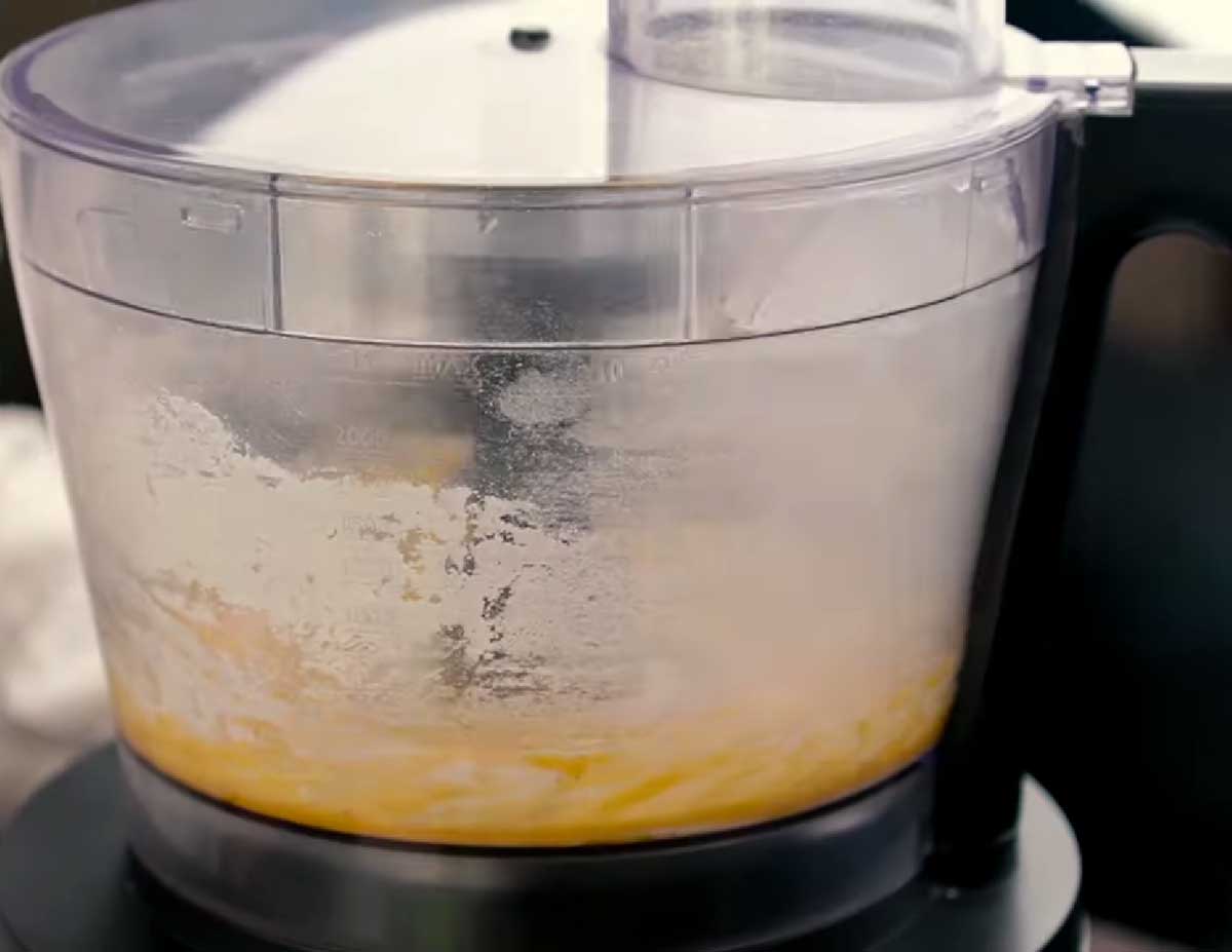 add ingredient to mixer
