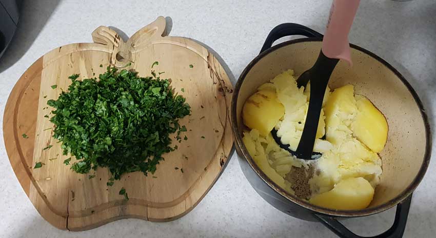 cut vegetables