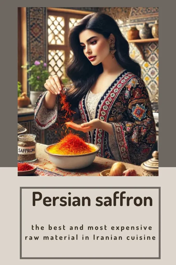 Persian saffron ingredients