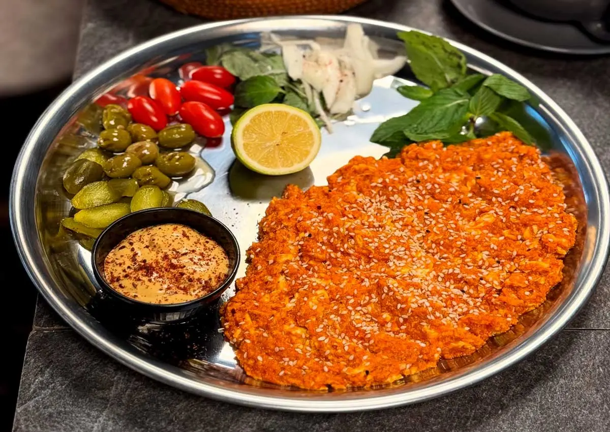 Persian low calorie food omelette