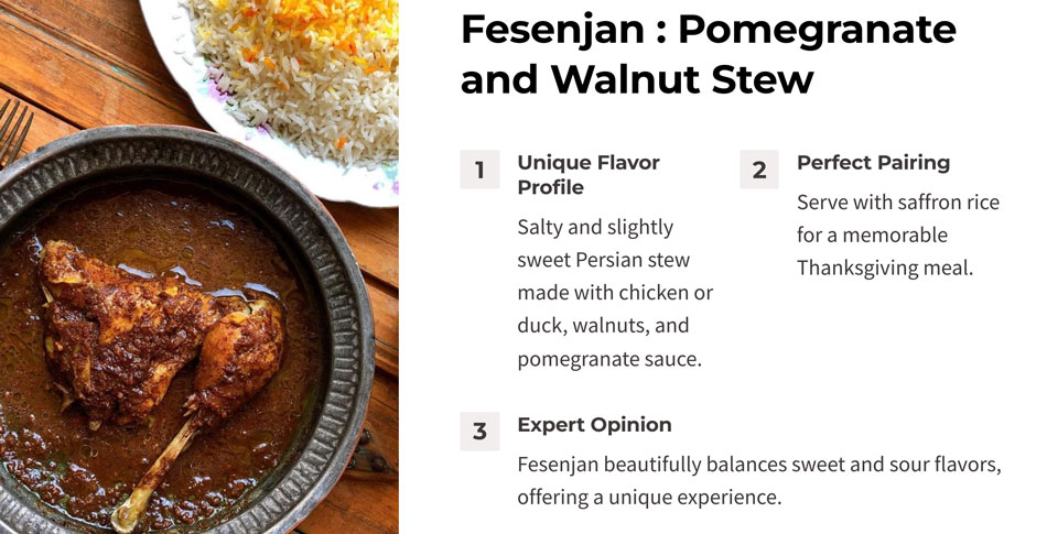 fesenjan a persian stew for thanksgiving