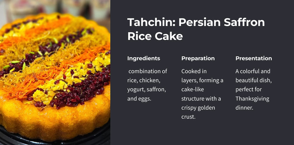 Tahchin Persian Saffron Rice Cake