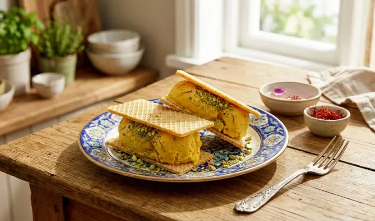 Bastani Nooni Persian Ice Cream Sandwich