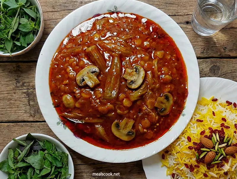 Persian Vegan Okra Stew