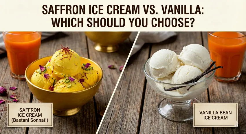 Saffron Ice Cream vs. Vanilla: Which Should You Choose?